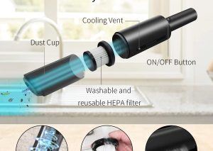 Aspirateur sans fils nettoyage de poussières à main pour la maison et voiture