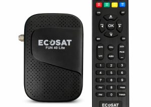 Récepteur ECOSAT FUN 40 Lite + 2 Forfait 12 Mois - Noir